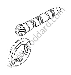 RING GEAR AND PINION SHAFT 2 Versions available for this part