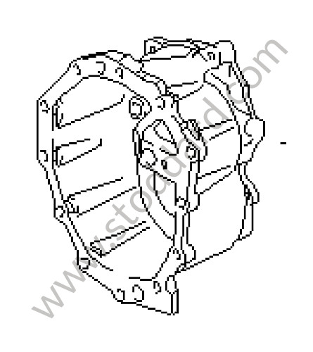 016301211M - END PLATE for Porsche 924 80-85 &bull; 1982 &bull; 924 2.0 &bull; Coupe &bull; Manual Gearbox, 5 Speed