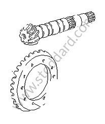 RING GEAR AND PINION SHAFT 9/35 RATIO