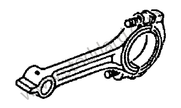 022105401041 - CONNECTING ROD for Porsche 914 &bull; 1970 &bull; 914/4 1.7 &bull; Manual Gearbox, 5 Speed