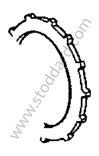 087323139 - DISC WITH EXTERNAL SPLINES for Porsche 944 85-88 &bull; 1986 &bull; 944 2.5 &bull; Coupe &bull; Automatic Gearbox