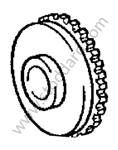 087323373 - HUB for Porsche 944 89-91 &bull; 1989 &bull; 944 2.7 &bull; Coupe &bull; Automatic Gearbox