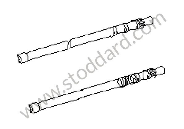 087323553A - TURBINE SHAFT for Porsche 924 80-85 &bull; 1983 &bull; 924 2.0 &bull; Coupe &bull; Automatic Gearbox