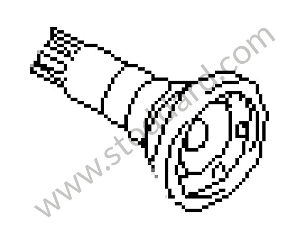 087409356 - FLANGED SHAFT for Porsche 944 82-85 &bull; 1982 &bull; 944 2.5 &bull; Coupe &bull; Automatic Gearbox