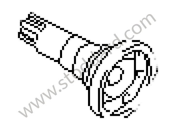 087409356 - FLANGED SHAFT for Porsche 924 80-85 &bull; 1983 &bull; 924 2.0 &bull; Coupe &bull; Automatic Gearbox
