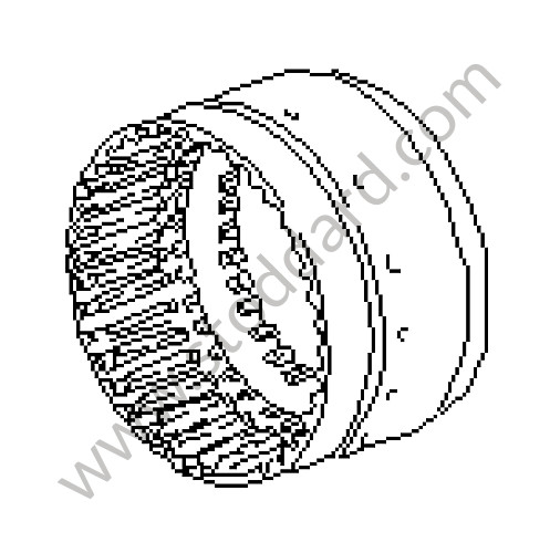1002724124 - DISC CARRIER for Porsche 928 78-82 &bull; 1978 &bull; 928 4.5 &bull; Coupe &bull; Automatic Gearbox
