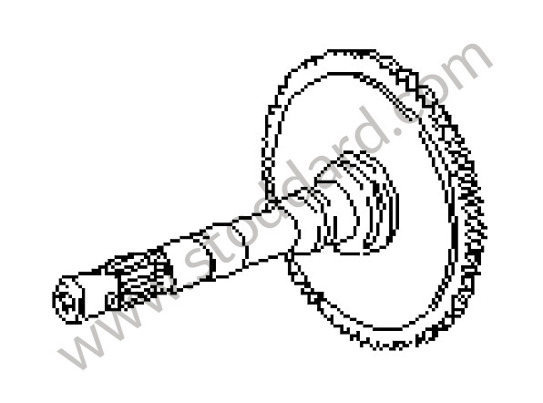 1162700925 - DRIVE SHAFT for Porsche 928 78-82 &bull; 1981 &bull; 928 4.7S &bull; Coupe &bull; Automatic Gearbox