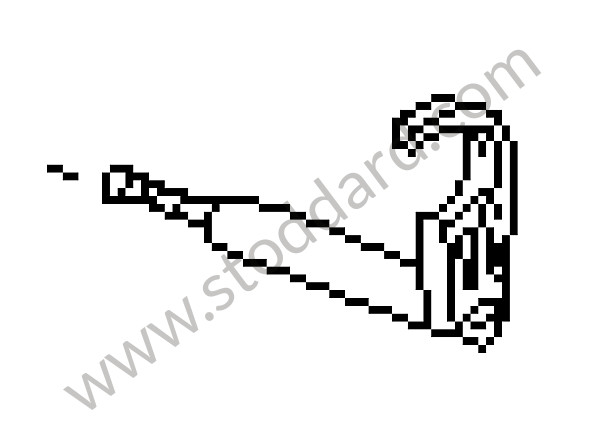 1262700059 - LEVER for Porsche 928 92-95 &bull; 1992 &bull; 928 Gts &bull; Coupe &bull; Automatic Gearbox