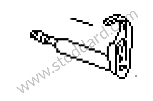 1262700059 - LEVER for Porsche 928 83-86 &bull; 1985 &bull; 928 4.7S &bull; Coupe &bull; Automatic Gearbox
