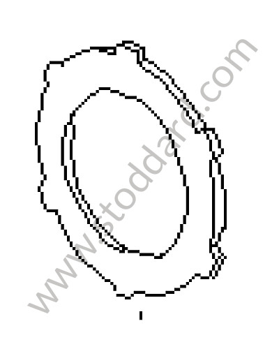 1262724826 - DISC WITH EXTERNAL SPLINES for Porsche 928 83-86 &bull; 1985 &bull; 928 4.7S2 &bull; Coupe &bull; Automatic Gearbox