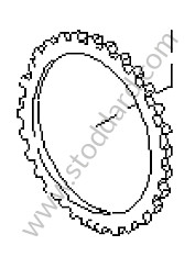 DISC WITH EXTERNAL SPLINES 7,7 MM MM