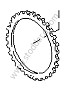 DISC WITH EXTERNAL SPLINES