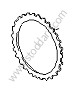 DISC WITH EXTERNAL SPLINES