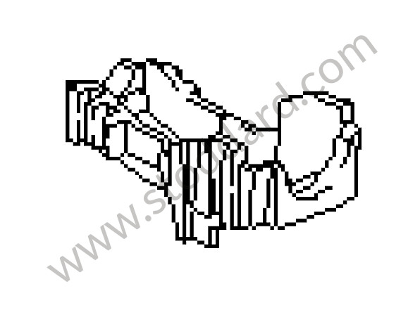 1262770940 - SUPPORT for Porsche 928 83-86 &bull; 1984 &bull; 928 4.7S &bull; Coupe &bull; Automatic Gearbox