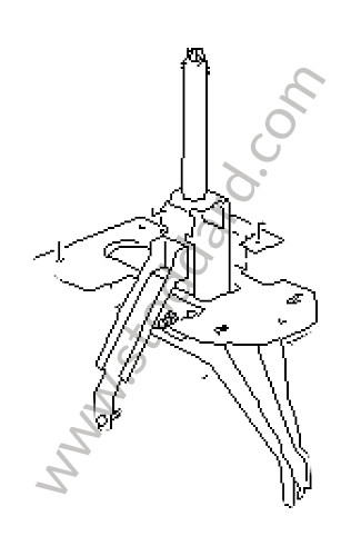 477713025A - SHIFT MECHANISM for Porsche 924 80-85 &bull; 1981 &bull; 924 2.0 &bull; Coupe &bull; Automatic Gearbox
