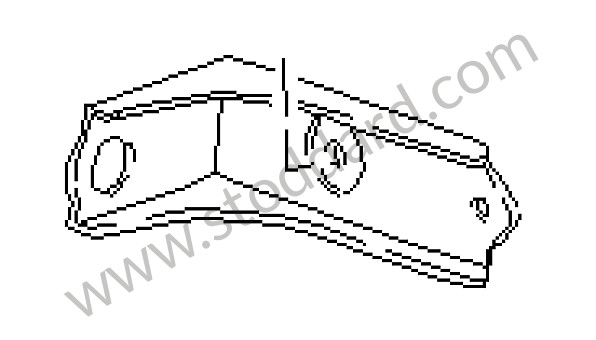 477713281A - RETAINING BRACKET for Porsche 944 85-88 &bull; 1985 &bull; 944 2.5 Serie 2 &bull; Coupe &bull; Automatic Gearbox