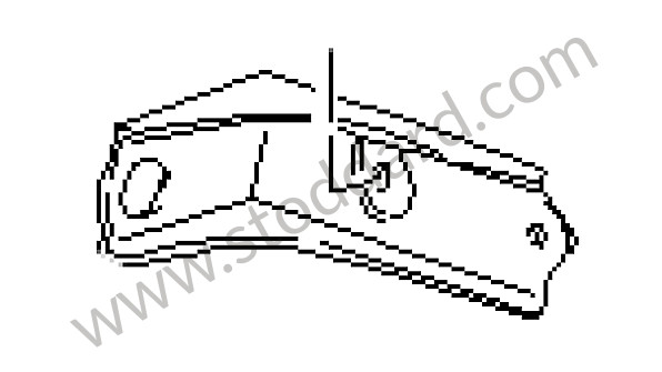 477713281A - RETAINING BRACKET for Porsche 924 80-85 &bull; 1983 &bull; 924 2.0 &bull; Coupe &bull; Automatic Gearbox