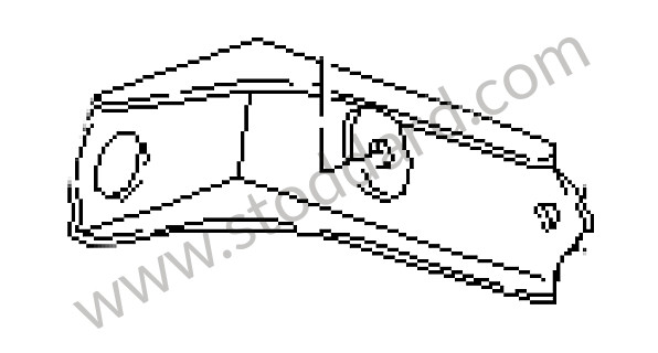477713281A - RETAINING BRACKET for Porsche 924S &bull; 1986 &bull; 924S 2.5 &bull; Coupe &bull; Automatic Gearbox