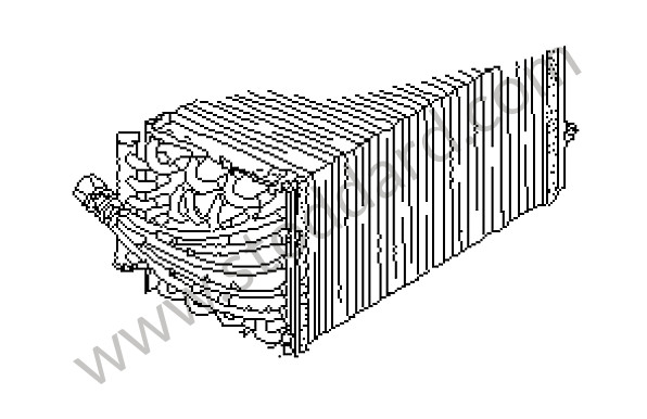477820903 - EVAPORATOR for Porsche 924S &bull; 1986 &bull; 924S 2.5 &bull; Coupe &bull; Automatic Gearbox
