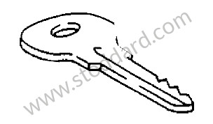 KEY WITH KEY NUMBER (Obligatory: Please email or fax a copy of the vehicle registration certificate) (64461390101)