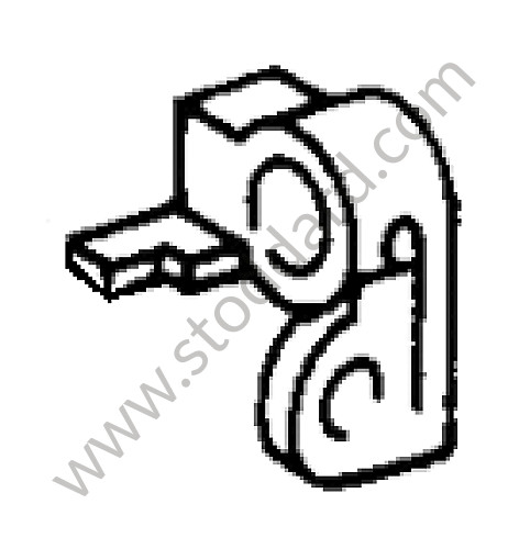 69210099109 - LEVER for Porsche 912 &bull; 1966 &bull; 912 1.6 &bull; Coupe &bull; Manual Gearbox, 4 Speed