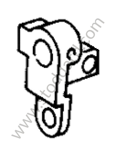 69210099110 - LEVER for Porsche 912 &bull; 1966 &bull; 912 1.6 &bull; Coupe &bull; Manual Gearbox, 4 Speed