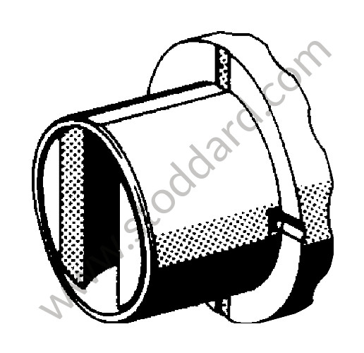 71633205400 - WASHER for Porsche 356C &bull; 1963 &bull; 1600 C (616/15) &bull; Cabrio C &bull; Manual Gearbox, 4 Speed
