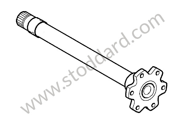 7222700620 - FLANGE for Porsche 997 05-08 &bull; 2005 &bull; 997 C2S &bull; Coupe &bull; Automatic Gearbox