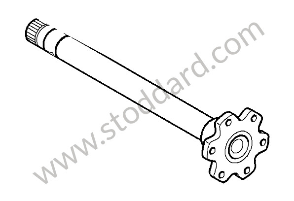 7222700620 - FLANGE for Porsche 997 Turbo 07-09 &bull; 2007 &bull; 997 Turbo &bull; Coupe &bull; Automatic Gearbox