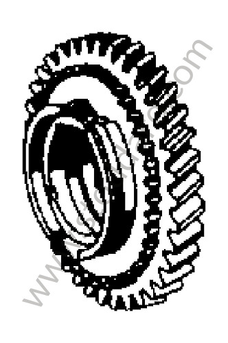 74130202110 - GEAR WHEEL for Porsche 356C &bull; 1963 &bull; 1600 Sc (616/16) &bull; Coupe Reutter C &bull; Manual Gearbox, 4 Speed