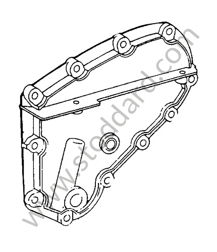 90110506402 - COVER for Porsche 911 65-69 &bull; 1967 &bull; 2.0S &bull; Targa &bull; Manual Gearbox, 5 Speed