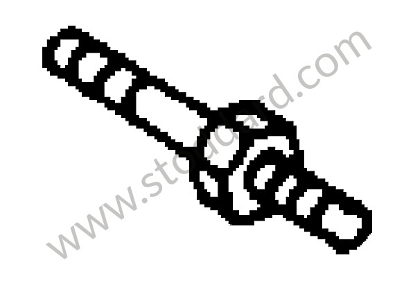 90111303800 - PUSH ROD for Porsche 912 &bull; 1969 &bull; 912 1.6 &bull; Coupe &bull; Manual Gearbox, 4 Speed