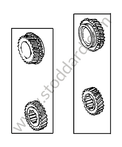 90430292110 - GEAR SET for Porsche 911 65-69 &bull; 1965 &bull; 2.0L &bull; Coupe &bull; Manual Gearbox, 5 Speed