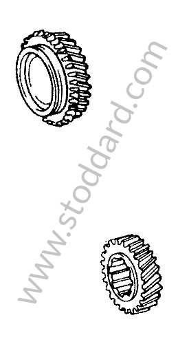 90430293010 - GEAR WHEEL PAIR for Porsche 911 65-69 &bull; 1969 &bull; 2.0E &bull; Coupe &bull; Automatic Gearbox