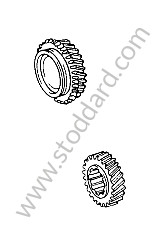 GEAR WHEEL PAIR 4TH GEAR / 27/25 RATIO