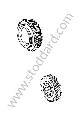 90430293010 - GEAR WHEEL PAIR for Porsche 911 70-73 &bull; 1972 &bull; 2.4T-K &bull; Targa &bull; Automatic Gearbox