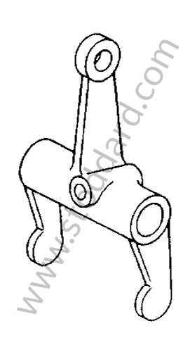 90511671101 - CLUTCH RELEASE LEVER for Porsche 911 70-73 &bull; 1973 &bull; 2.4S &bull; Coupe &bull; Automatic Gearbox
