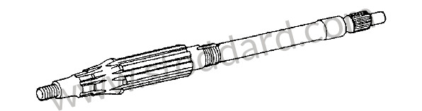 90530210100 - OPERATING SHAFT for Porsche 911 70-73 &bull; 1970 &bull; 2.2T &bull; Coupe &bull; Automatic Gearbox