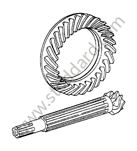 90530290101 - GEAR SET for Porsche 911 70-73 &bull; 1970 &bull; 2.2E &bull; Targa &bull; Automatic Gearbox