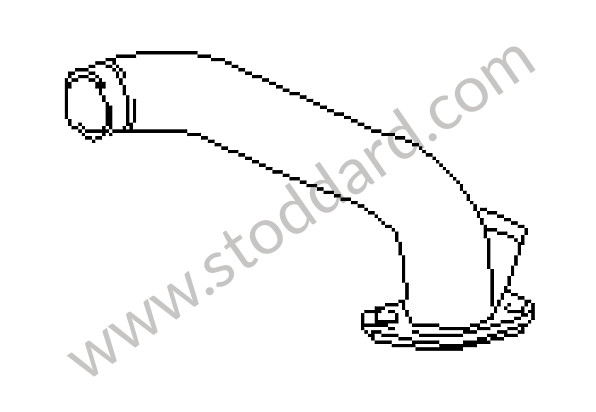 91111049006 - INTAKE PIPE for Porsche 911 78-83 &bull; 1978 &bull; 3.0Sc &bull; Coupe &bull; Manual Gearbox, 5 Speed