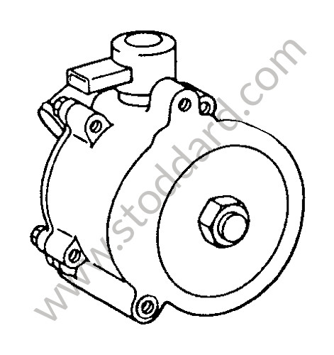 91111311103 - AIR PUMP for Porsche 911 74-77 + 912E &bull; 1976 &bull; 3.0 Carrera &bull; Coupe &bull; Manual Gearbox, 4 Speed