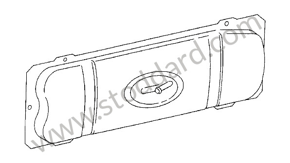 91111603300 - VACUUM TANK for Porsche 911 70-73 &bull; 1972 &bull; 2.4E &bull; Coupe &bull; Automatic Gearbox