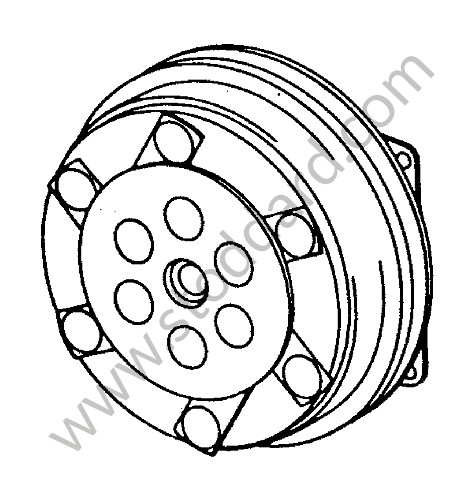 91112693301 - CLUTCH for Porsche 911 Turbo + 965 &bull; 1976 &bull; 3.0 Turbo &bull; Coupe &bull; Manual Gearbox, 4 Speed