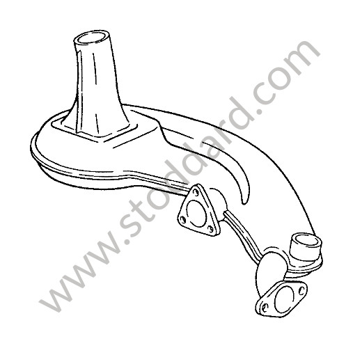 91121102800 - HEAT EXCHANGER for Porsche 911 74-77 + 912E &bull; 1976 &bull; 2.7 &bull; Coupe &bull; Automatic Gearbox