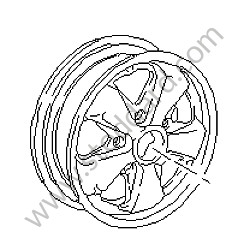ALLOY WHEEL 8 X 15 ET 10.60 ET 10.60 MM / 8 X 15 INCHES (91136102068)