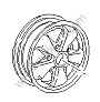 ALLOY WHEEL 8 X 15 ET 10.60