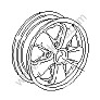 ALLOY WHEEL 8 X 15 ET 10.60