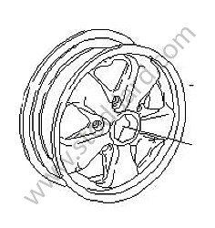 ALLOY WHEEL 8 X 15 ET 10.60 ET 10.60 MM / 8 X 15 INCHES (91136102068)