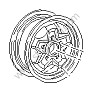 ALLOY WHEEL  7JX15 ET 23.3