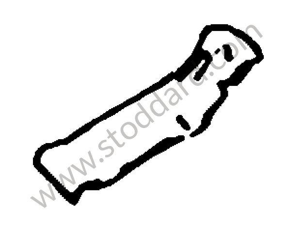 91150141241GRV - CONNECTING PIECE for Porsche 911 Turbo + 965 &bull; 1976 &bull; 3.0 Turbo &bull; Coupe &bull; Manual Gearbox, 4 Speed